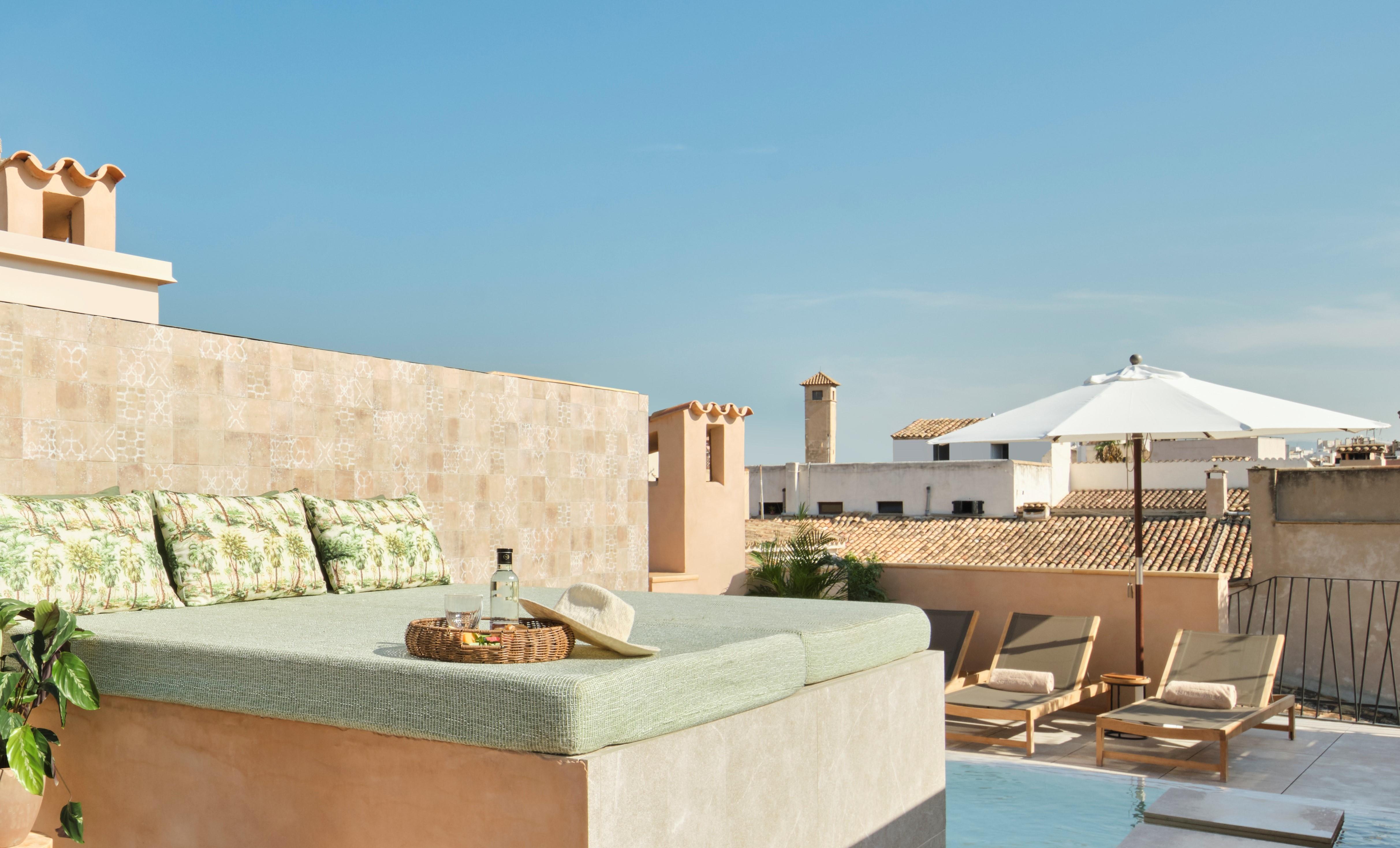 Hotel Antigua Palma - Casa Noble Εξωτερικό φωτογραφία Rooftop terrace at the Hotel Villa Bonita