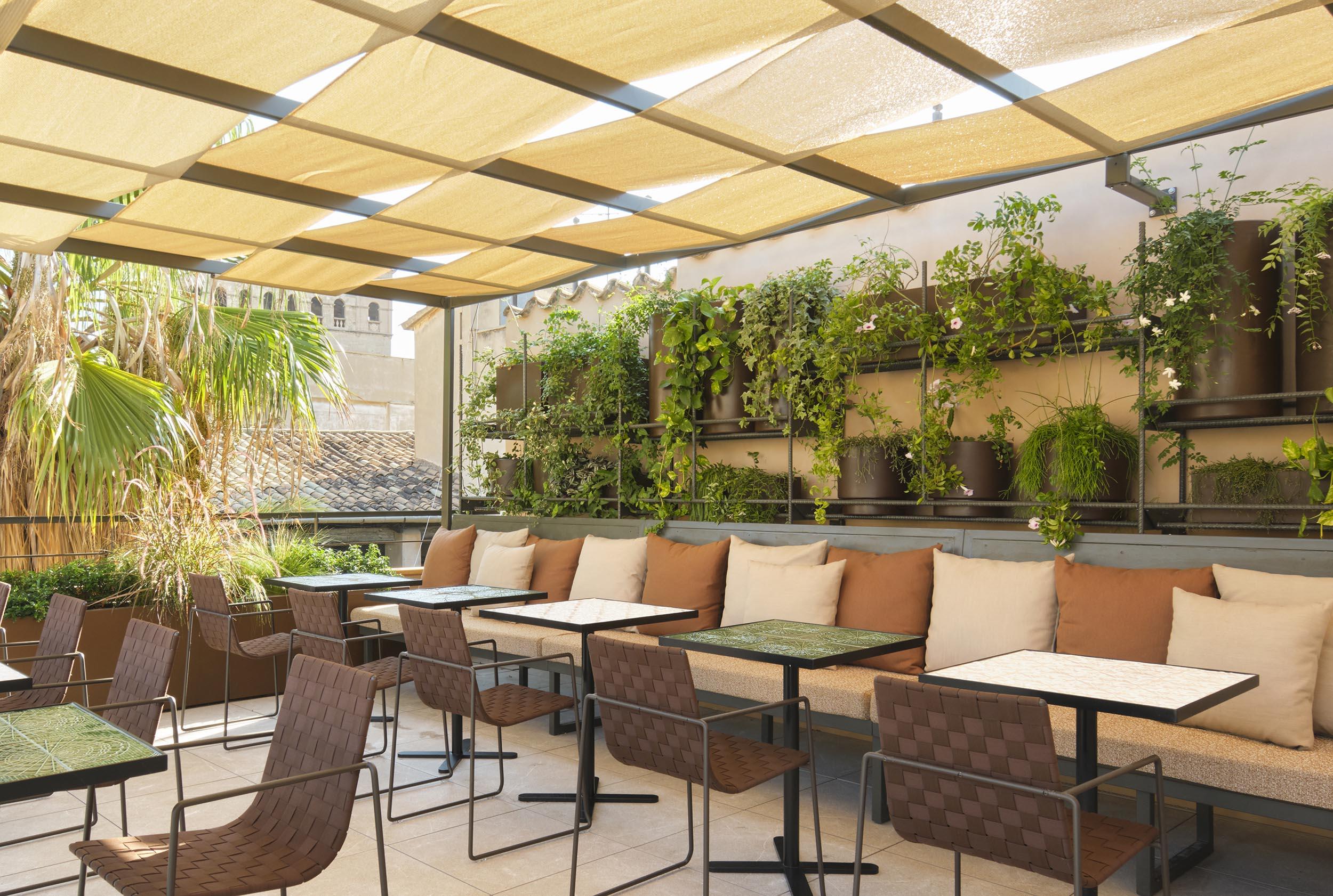 Hotel Antigua Palma - Casa Noble Εξωτερικό φωτογραφία The rooftop terrace