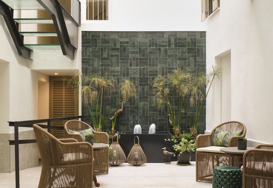 Hotel Antigua Palma - Casa Noble Εξωτερικό φωτογραφία Interior courtyard