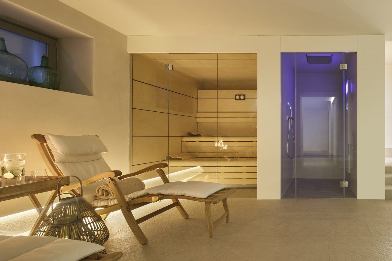 Hotel Antigua Palma - Casa Noble Εξωτερικό φωτογραφία A modern steam room